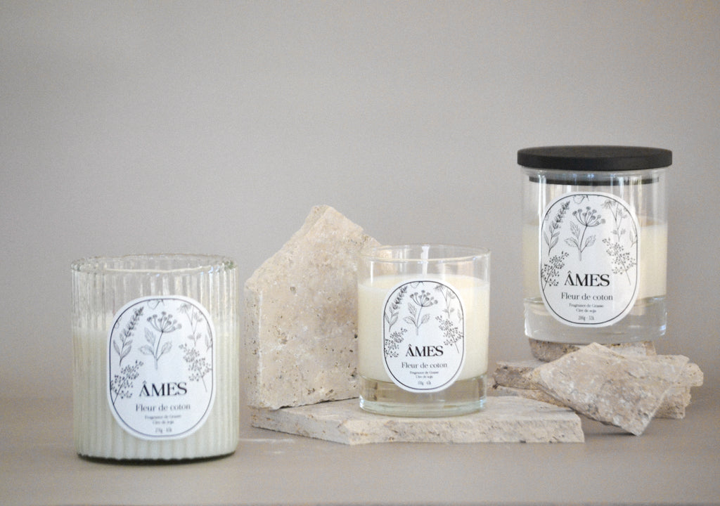 Grandes bougies parfumées