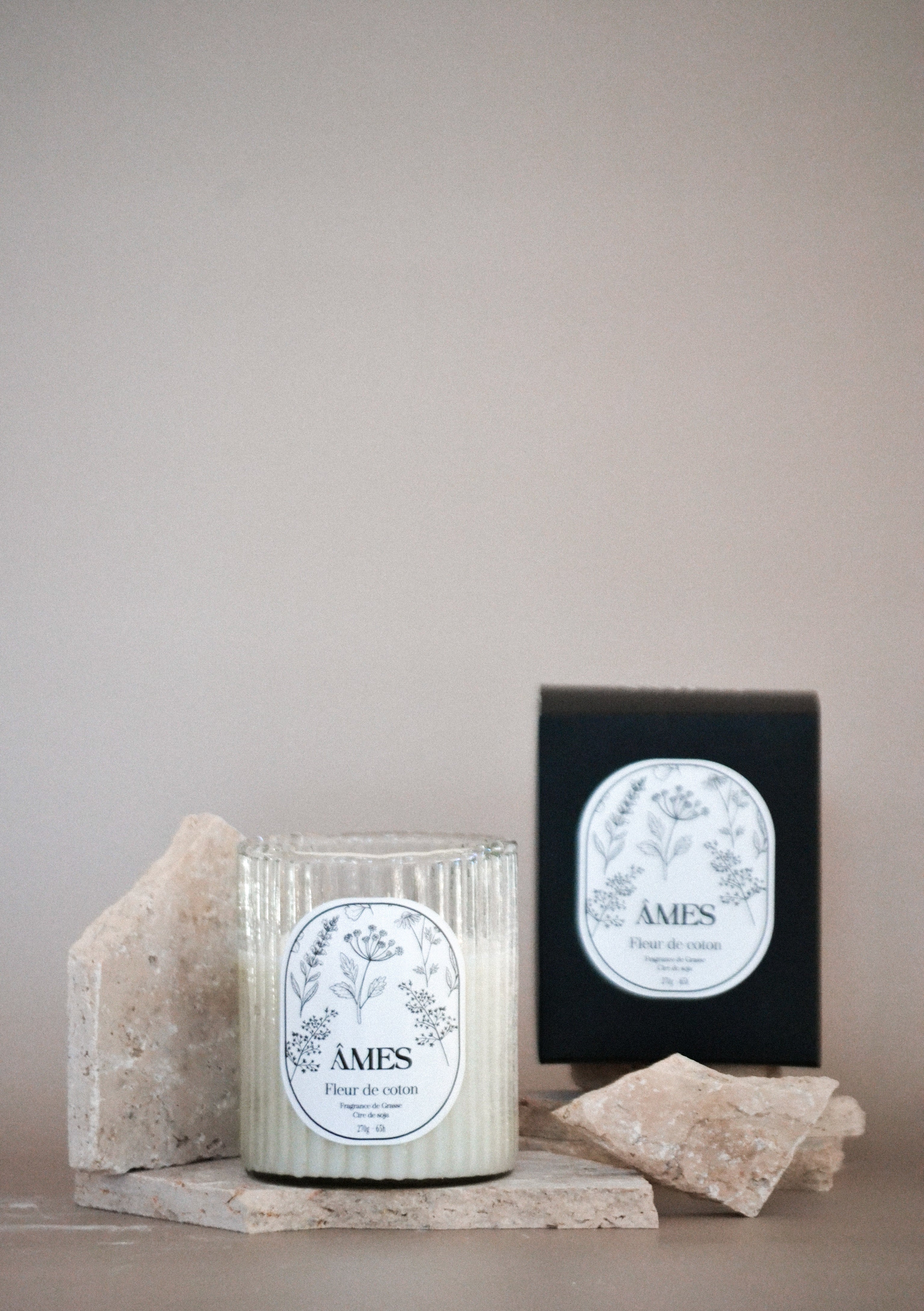 Grandes bougies parfumées