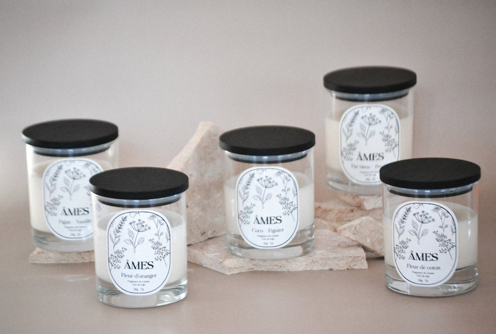 Moyennes bougies parfumées