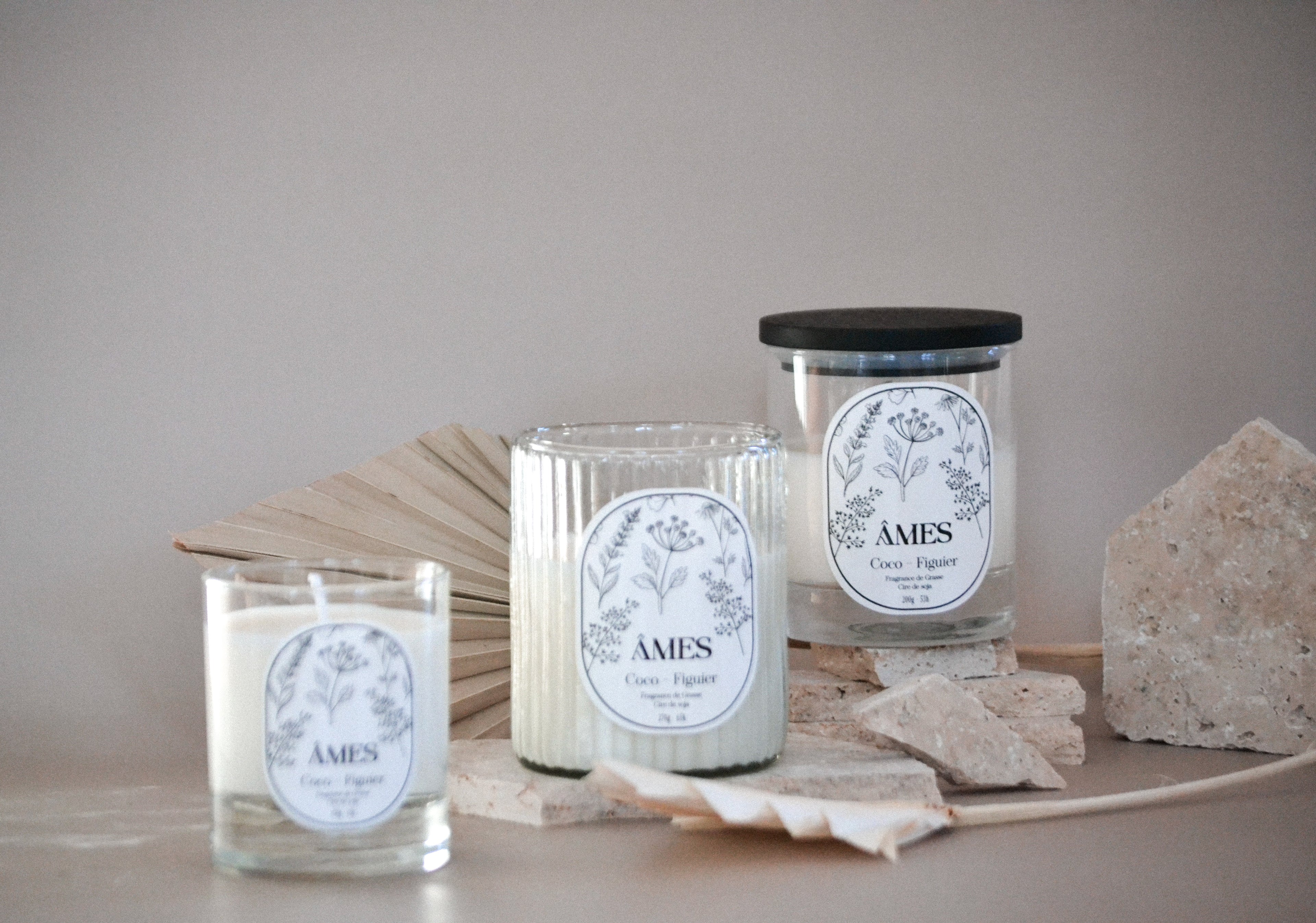 Moyennes bougies parfumées