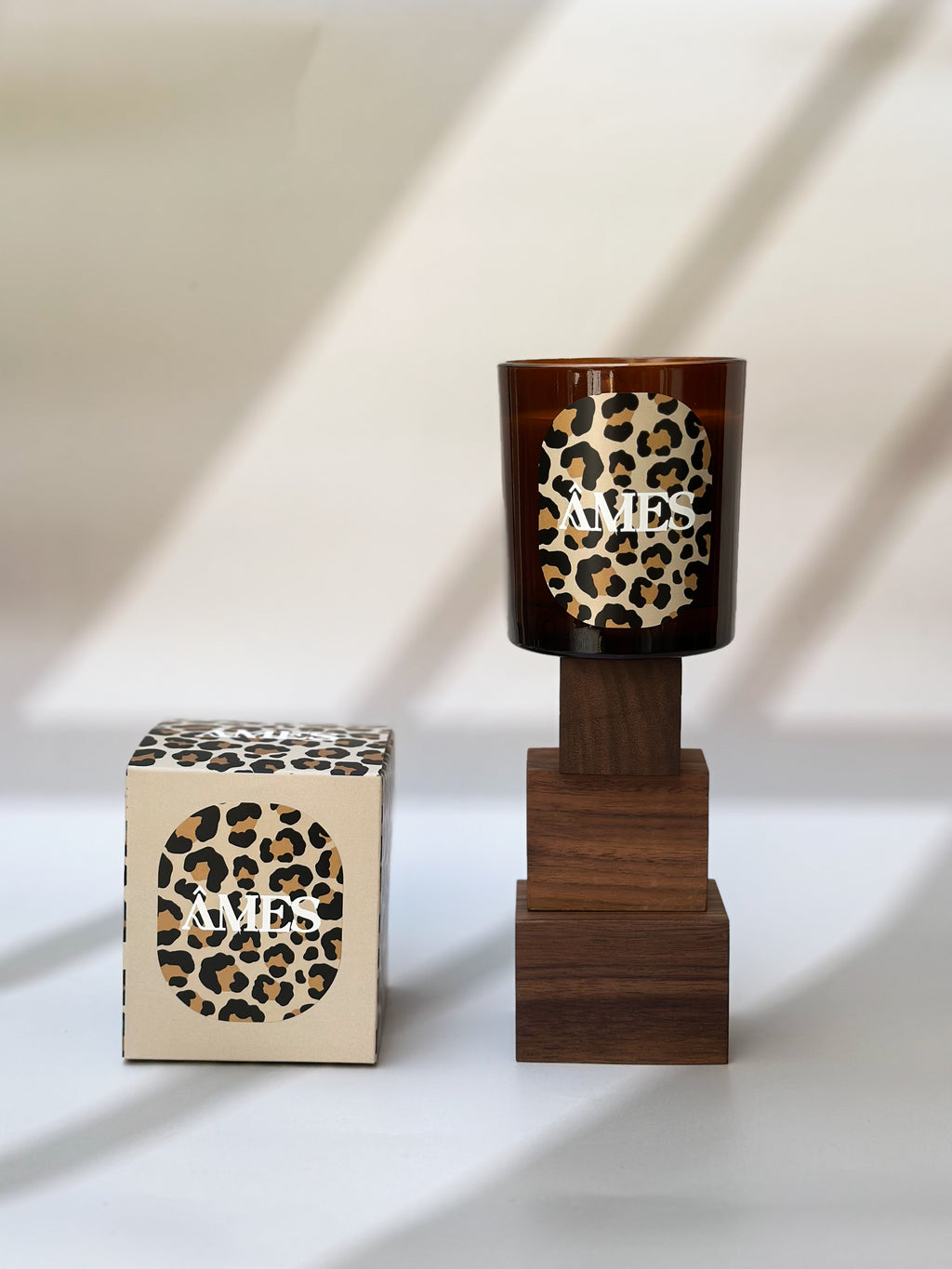 Bougies parfumées léopard